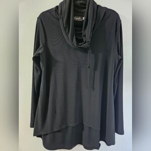 Sympli Cowl Neck Long Sleeve Top